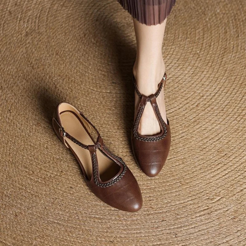 Aurora ™| Bevora T-Strap Sandalet